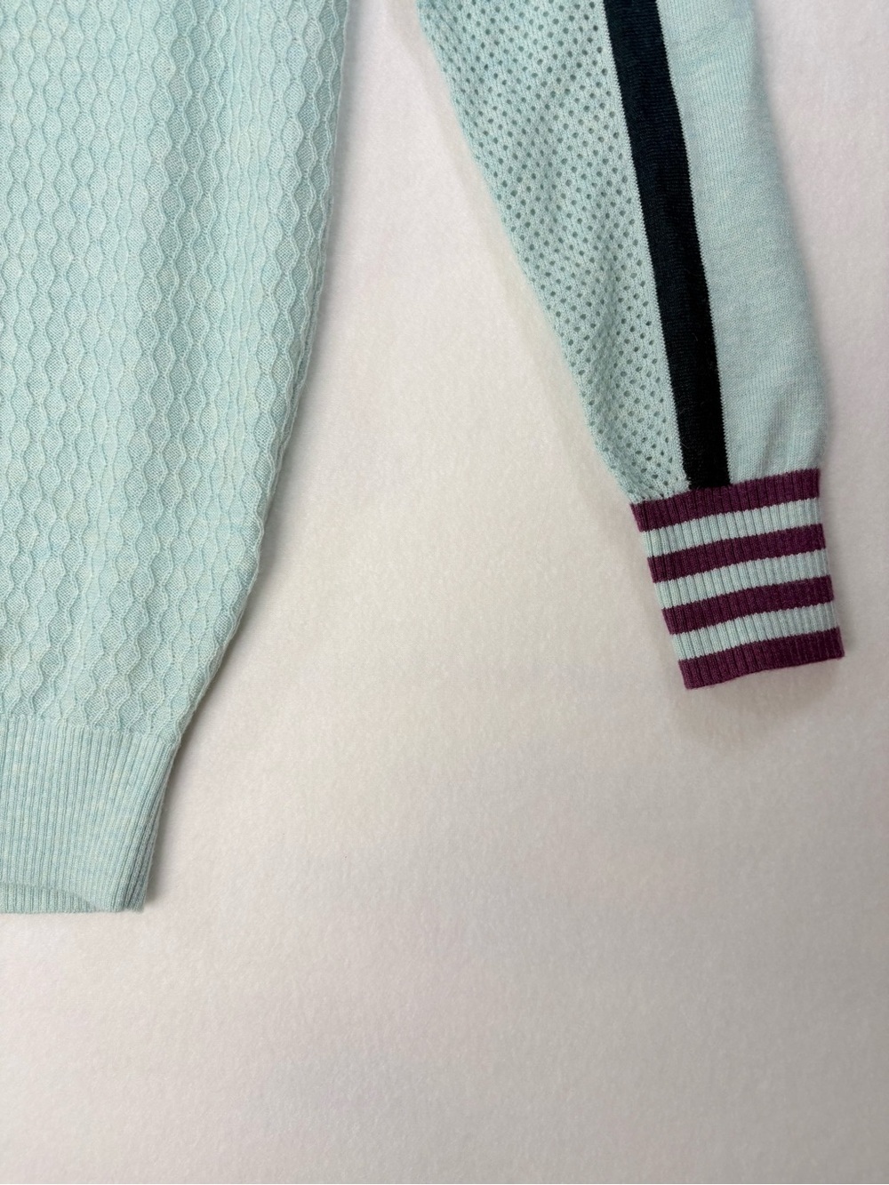 Smartwool Frosted Valley V Neck Sweater Light Green Large Merino Wool Knit - Picture 6 of 10